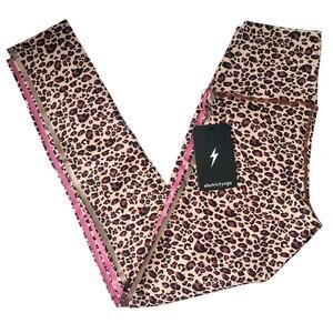 Electric Yoga Freedom Cheetah Leggings High Rise NEW